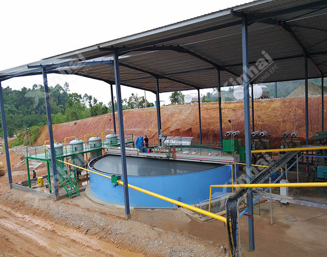 Проект  строительства золотой обогатительной фабрики 700t/d в Малайзии