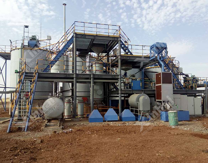Проект  строительства золотой обогатительной фабрики 300t/d в Судане